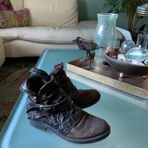 A.S.98 Italian Brown Leather Boots